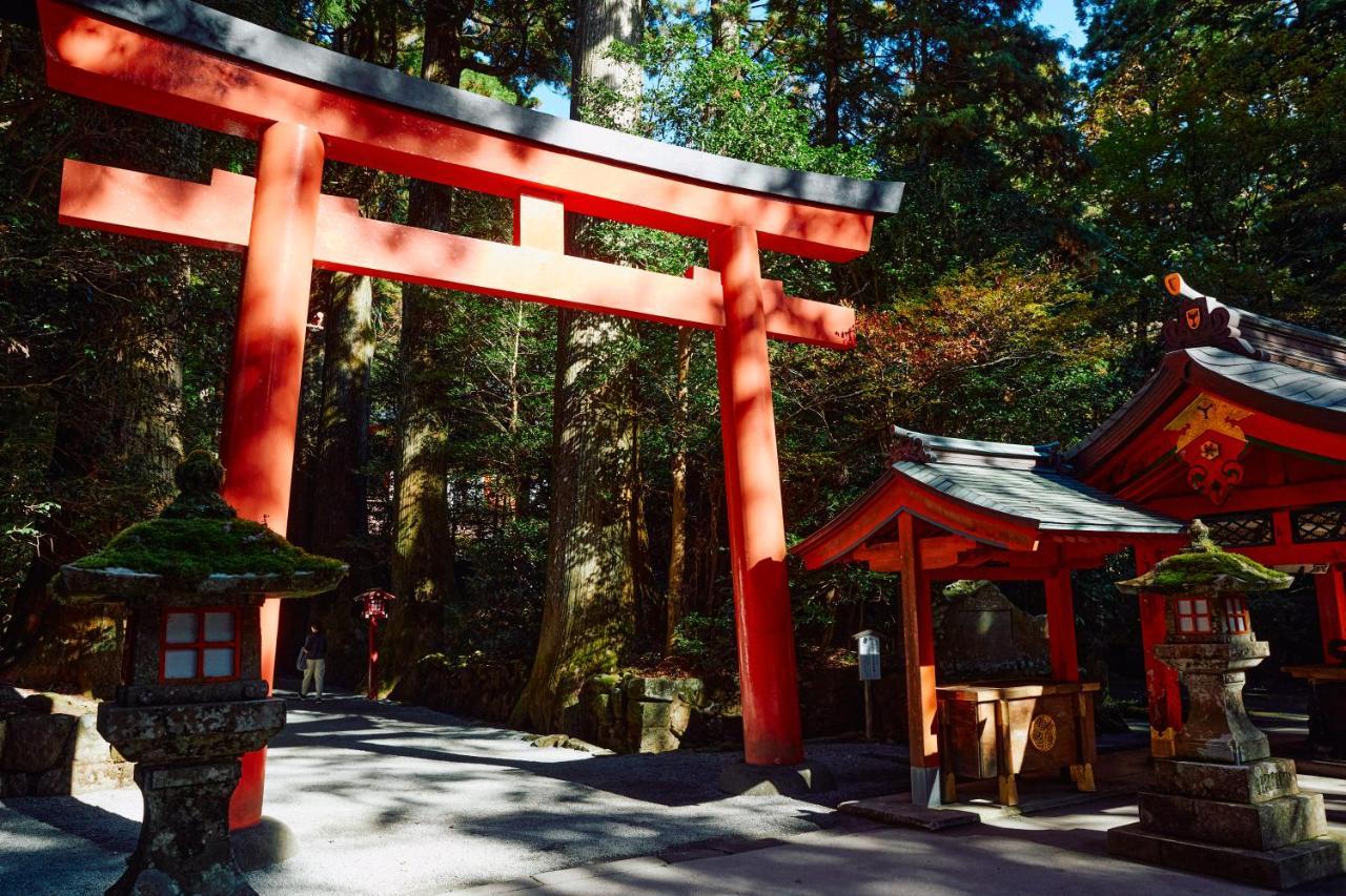 Villa Hakone Kabuto 古民家旅館 150平米 バス停迄一分 準天然温泉 最大12名 Екстериор снимка